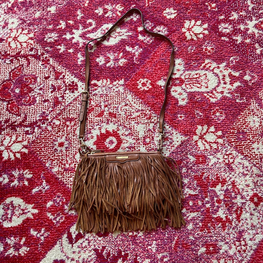 Rebecca Minkoff fringe boho leather cross body